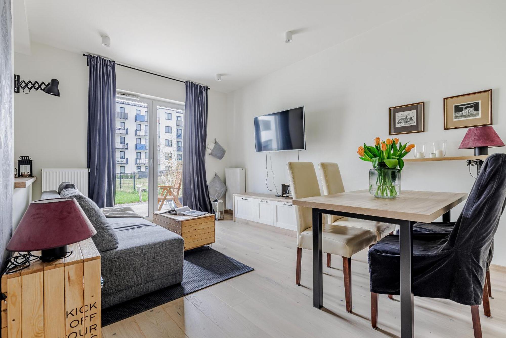 Relax&Comfort New Waw 50 Sqm With Terrace, Garden, Free Parking And Ac Варшава Екстериор снимка